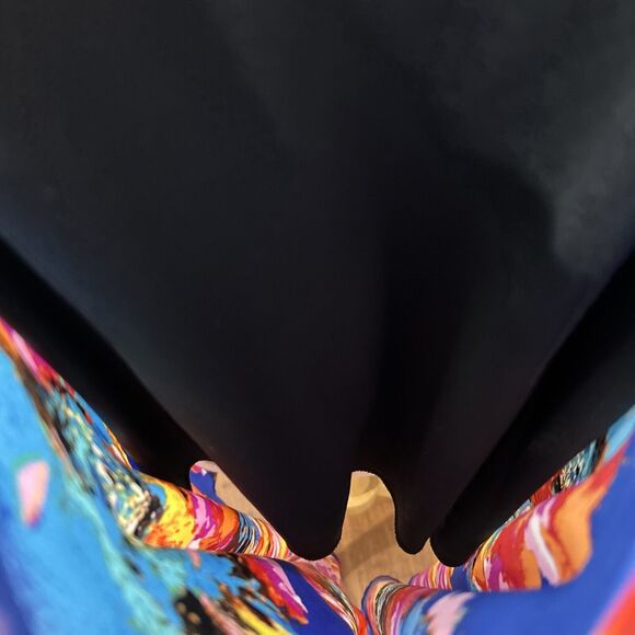 Sara‎ Michelle Blouse Womens 3X Floral Flutter Sleeves Whimsical Romantic Fairy - Picture 7 of 16